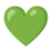 Green Heart u1f49a Icon 48 x 48