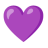Purple Heart u1f49c Icon 48 x 48