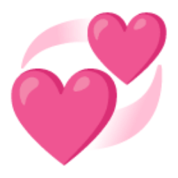 Revolving Hearts u1f49e Icon 256 x 256