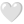 White Heart u1f90d Icon 24 x 24
