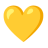 Yellow Heart u1f49b Icon 48 x 48