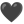 Black Heart u1f5a4 Icon 24 x 24