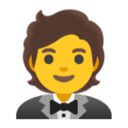 Person In Tuxedo u1f935 Icon 256 x 256