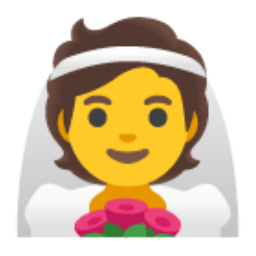 Person With Veil u1f470 Icon 256 x 256