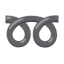 Double Curly Loop u27bf Icon 64 x 64