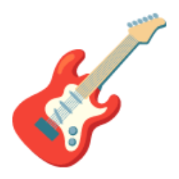 Guitar u1f3b8 Icon 256 x 256