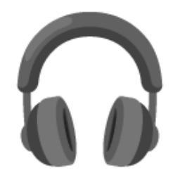 Headphone u1f3a7 Icon 256 x 256