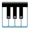 Musical Keyboard u1f3b9 Icon 128 x 128