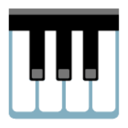 Musical Keyboard u1f3b9 Icon 256 x 256