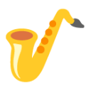 Saxophone u1f3b7 Icon 128 x 128