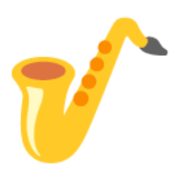 Saxophone u1f3b7 Icon 256 x 256