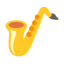 Saxophone u1f3b7 Icon 64 x 64