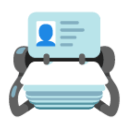 Card Index u1f4c7 Icon 256 x 256