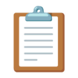 Clipboard u1f4cb Icon 256 x 256