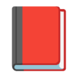 Closed Book u1f4d5 Icon 256 x 256