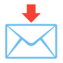 Envelope With Arrow u1f4e9 Icon 128 x 128