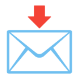 Envelope With Arrow u1f4e9 Icon 256 x 256