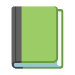 Green Book u1f4d7 Icon 256 x 256