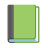 Green Book u1f4d7 Icon 48 x 48