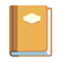 Notebook With Decorative Cover u1f4d4 Icon 128 x 128