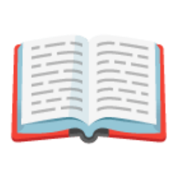 Open Book u1f4d6 Icon 256 x 256