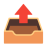 Outbox Tray u1f4e4 Icon 48 x 48