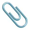 Paperclip u1f4ce Icon 128 x 128