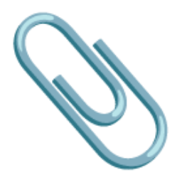 Paperclip u1f4ce Icon 256 x 256