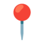 Round Pushpin u1f4cd Icon 64 x 64