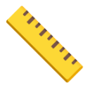 Straight Ruler u1f4cf Icon 128 x 128