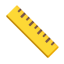 Straight Ruler u1f4cf Icon 64 x 64