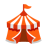 Circus Tent u1f3aa Icon 48 x 48
