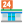 Convenience Store u1f3ea Icon 24 x 24