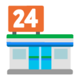 Convenience Store u1f3ea Icon 256 x 256
