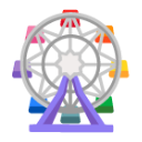 Ferris Wheel u1f3a1 Icon 128 x 128