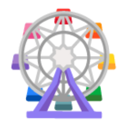 Ferris Wheel u1f3a1 Icon 256 x 256