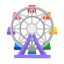 Ferris Wheel u1f3a1 Icon 64 x 64
