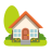 House With Garden u1f3e1 Icon 48 x 48