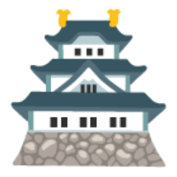 Japanese Castle u1f3ef Icon 256 x 256