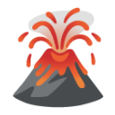 Volcano u1f30b Icon 128 x 128