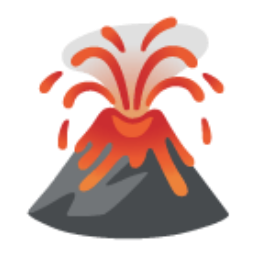 Volcano u1f30b Icon 256 x 256