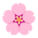 Cherry Blossom u1f338 Icon 128 x 128