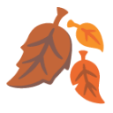 Fallen Leaf u1f342 Icon 128 x 128
