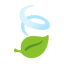 Leaf Fluttering In Wind u1f343 Icon 64 x 64