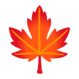 Maple Leaf u1f341 Icon 256 x 256