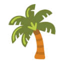 Palm Tree u1f334 Icon 128 x 128