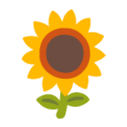 Sunflower u1f33b Icon 256 x 256