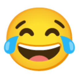 Face With Tears Of Joy u1f602 Icon 256 x 256