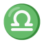 Libra u264e Icon 64 x 64