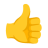 Thumbs Up Sign u1f44d Icon 48 x 48